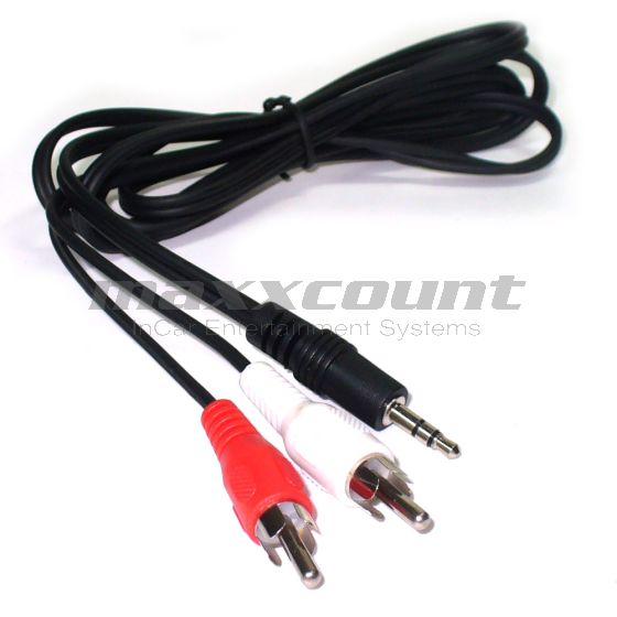 3,5mm Klinke-Cinch Y-Kabel (Stk.-2x Stk.) 1,5m