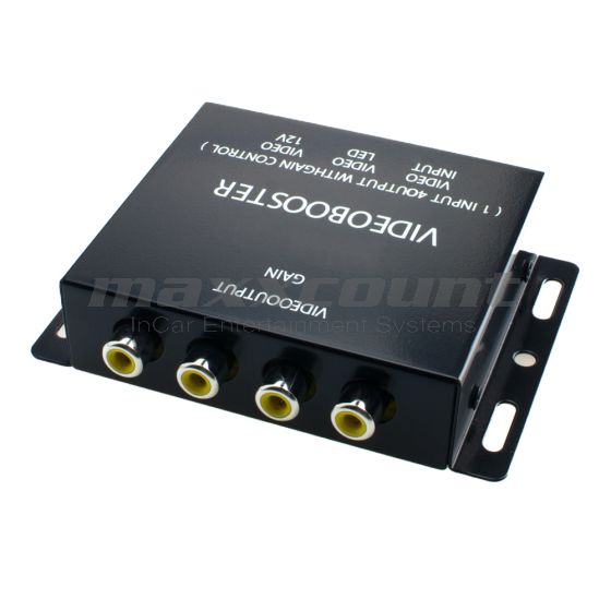 Video Splitter / Amplifier with 4 video out (1IN to 4OUT)