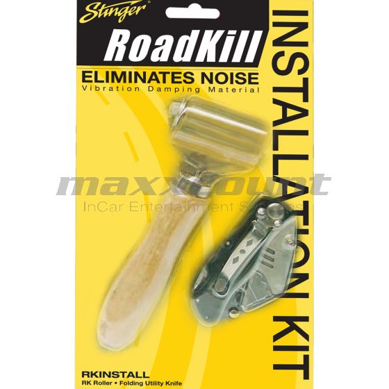 Stinger RKINSTALL ROADKILL Sound Damping Material Tool (incl. folding razor knife & 50mm install roller)