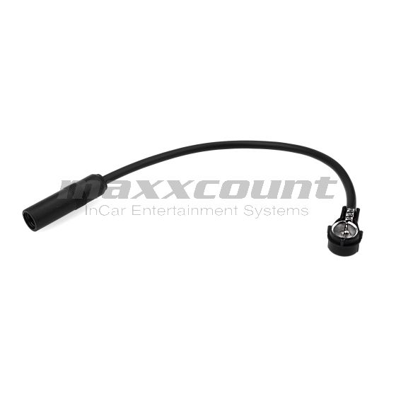 Antennenadapter ISO-Stecker (gewinkelt) auf DIN-Buchse