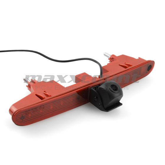 Rückfahrkamera in 3. Bremsleuchte inkl. 15m Kabel für Citroen Berlingo, Peugeot Partner, Opel Combo, Toyota ProAce ab 2008 mit Wischdüse