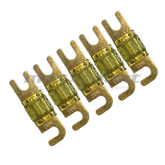 maxxcount 80A MINI ANL Sicherung Gold (5 Stück)