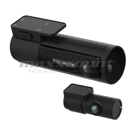 BlackVue DR970X-2CH LTE 64GB Dashcam + Heckkamera, 4G LTE, 4K Ultra HD, WLAN, GPS, Intelligenter Park-Modus