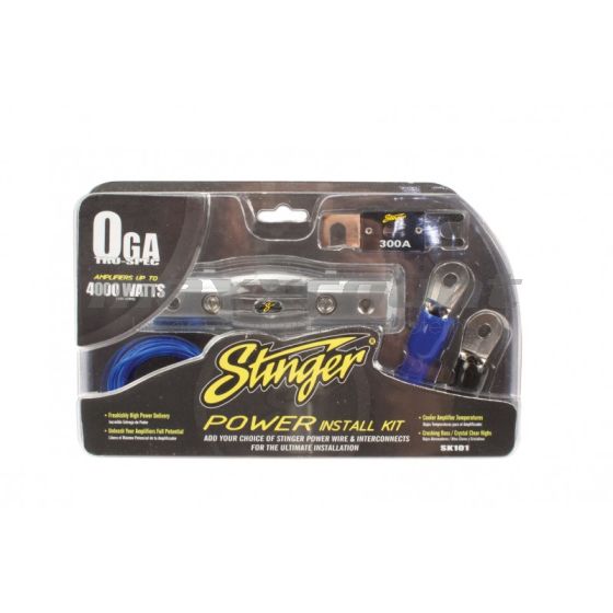 Stinger SK101 Install kit OFC 1000 series 4000 Watt / 300A / 0 Gauge