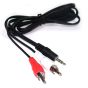 3,5mm Klinke-Cinch Y-Kabel (Stk.-2x Stk.) 1,5m