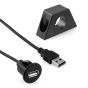 USB Flush Mount Socket / Extension (incl. Surface Mount)
