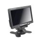 17,8cm (7 Zoll) Monitor für 12V, mit Standfuss & Einbauhalterung, 2x Video-In & Fernbedienung