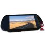 Rückspiegel + integriertem 17,8cm (7 Zoll) Monitor mit 2x AV-Eingänge für Rückfahrkamera, DVD, TV etc.