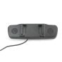 Rückspiegel + 2 integrierte 10,9cm (4,3 Zoll) Monitore mit 4x Videoeingänge für Rückfahrkamera, DVD, TV etc.