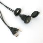 USB & 3.5mm AUX Flush Mount Socket / Extension (incl. Surface Mount)