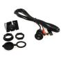 USB & 3.5mm AUX Flush Mount Socket / Extension (incl. Surface Mount) especially for devices with RCA