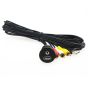 USB & 3.5mm AUX Flush Mount Socket / Extension (incl. Surface Mount) especially for devices with RCA & Video