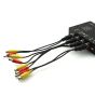 4x Video-Splitter Switch mit 4 Anzeige-Modi Single / Dual / Triple / Quad