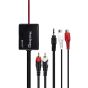iSimple ISBT23 universal Bluetooth-Adapter zum Musikstreaming (Cinch oder 3,5mm Klinke), wetterfest