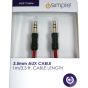iSimple ISMJ73RB 3,5mm jack-plug adapter cable (pcs.), 1m, red 