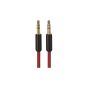 iSimple ISMJ73RB 3,5mm jack-plug adapter cable (pcs.), 1m, red 