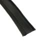 Braided hose 13mm braided with strip fasteners, 25m roll, black 
