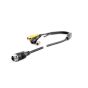 maxxcount Rückfahrkamera-Adapterkabel 4 Polig Aviation Stecker > 2x Cinch + Strom Adapter 30cm