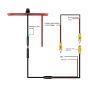 Rückfahrkamera in 3. Bremsleuchte Universal inkl. 15m Kabel (Distanzlinien an/aus) (Ersatz für Hella 2DA 343 106-201)