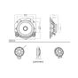 AudioCircle IQ-C6.2RX 16,5cm / 6,5 Zoll 2-Wege Kompo-Lautsprecher für TESLA REAR (Model X)