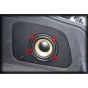 MDF speaker grill / subwoofer grill 10" 25cm, honeycomb pattern