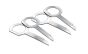 Radio Removal Keys (4pcs) for Audi, Seat , Skoda & VW Navi (w)
