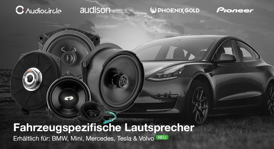 Fahrzeugspezifische Lautsprecherkits